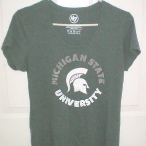 Michigan State Spartans Womens T shirt by Brand 47